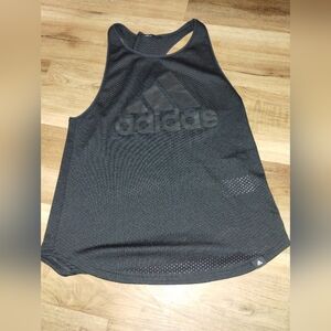 Ladies Black Adidas Workout Tank M.